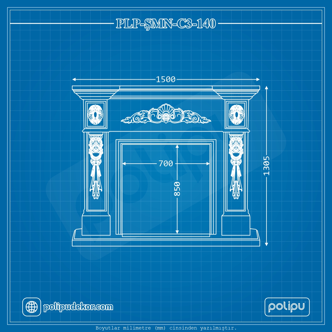 Poliüretan Şömine Çerçeveleri, geleneksel ahşap veya taş çerçevelerin sağladığı sıcaklık ve karakteri, modern poliüretan malzemesinin dayanıklılığı ve zarafeti ile birleştirir. Bu çerçeveler, yaşam alanlarınızı dönüştürmek ve evinizin veya işyerinizin atmosferini zenginleştirmek için ideal bir seçenektir.